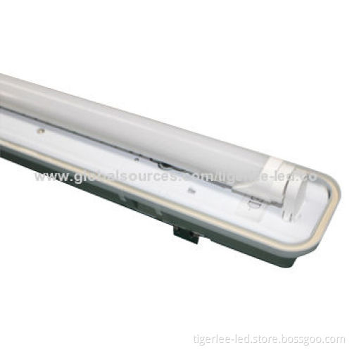 Battery backup T8 LED batten light with C-Tick, SAA, CE, RoHS approvals, 18W, IP65